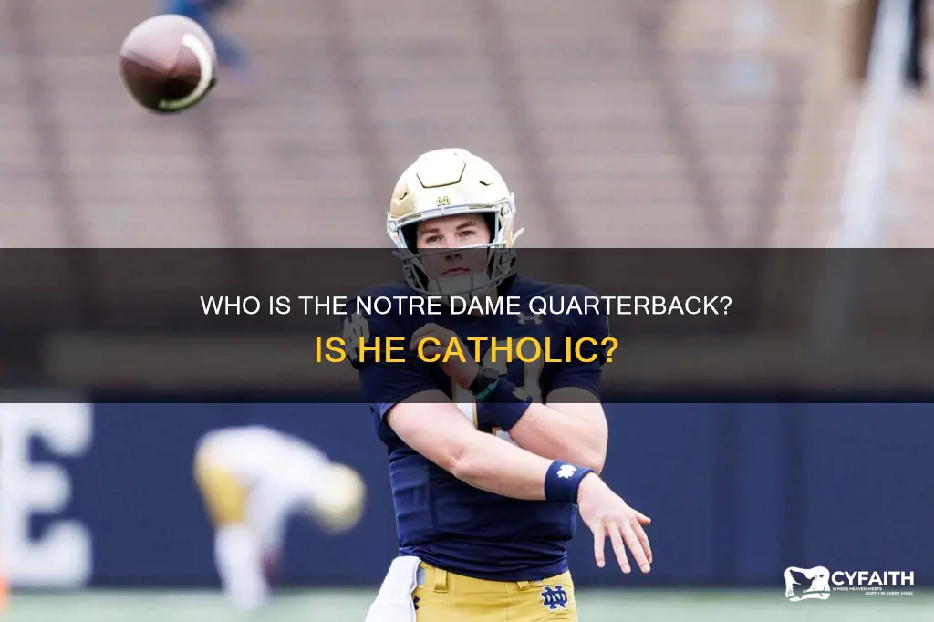 is the notre dame quarterback catholic