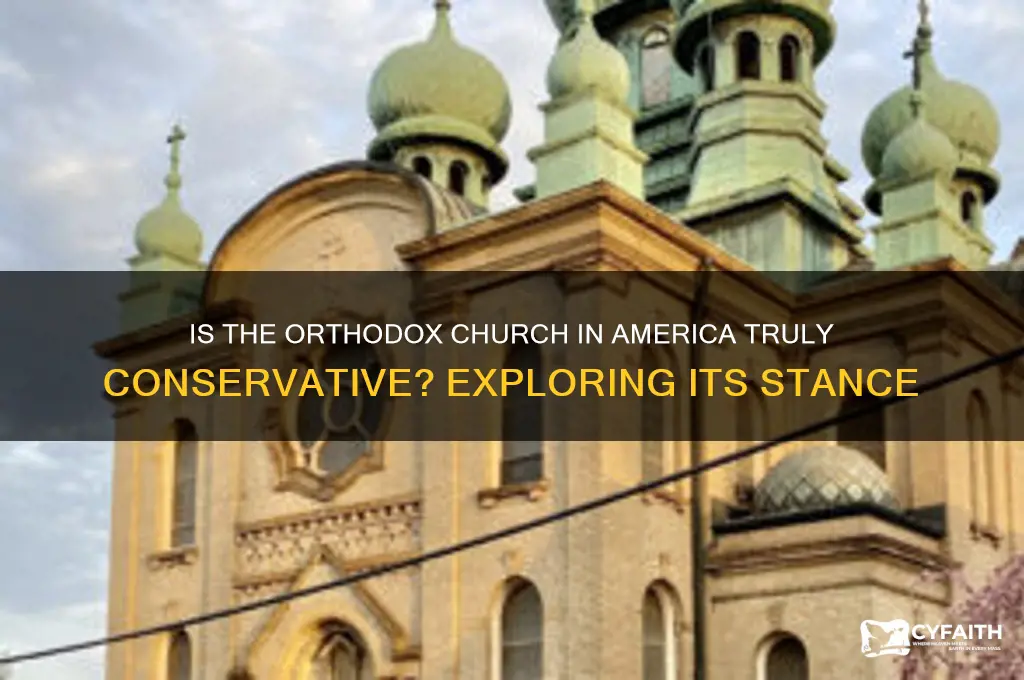 is the orthodox church in america conservative