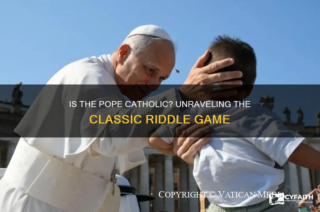 is the pope catholic game