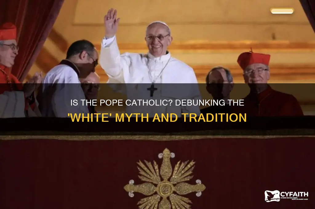 is the pope catholic white