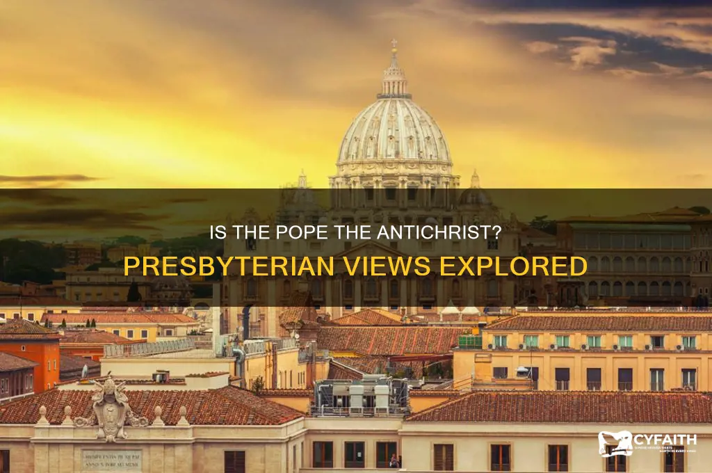 is the pope the antichrist presbyterian
