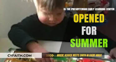 Presbyterian Early Learning Center Summer Hours: Open or Closed?