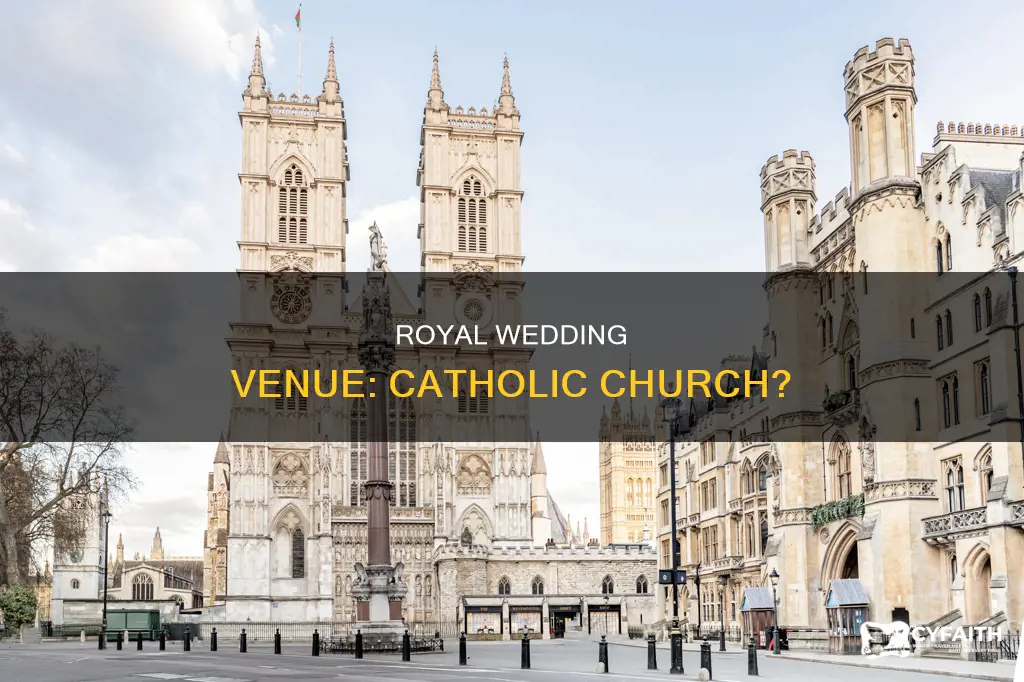 is the roayl weddding in a catholic churhc