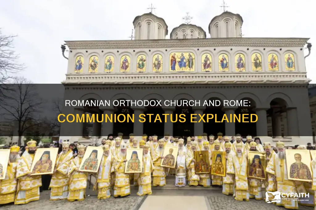 is the romanian orthodox church in communion with rome