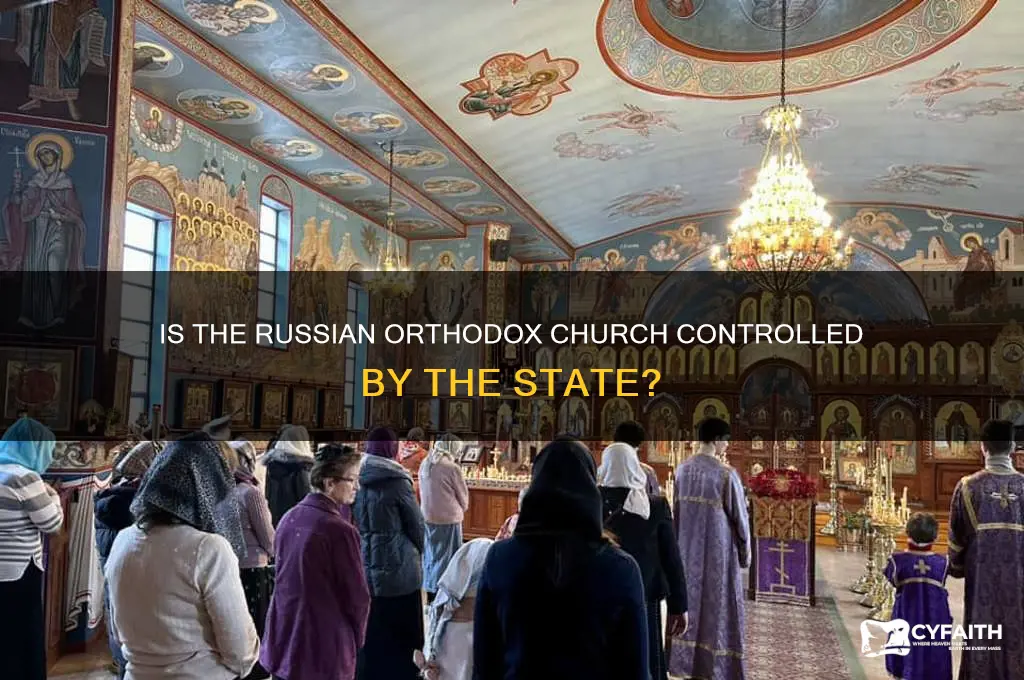 is the russian orthodox church state run