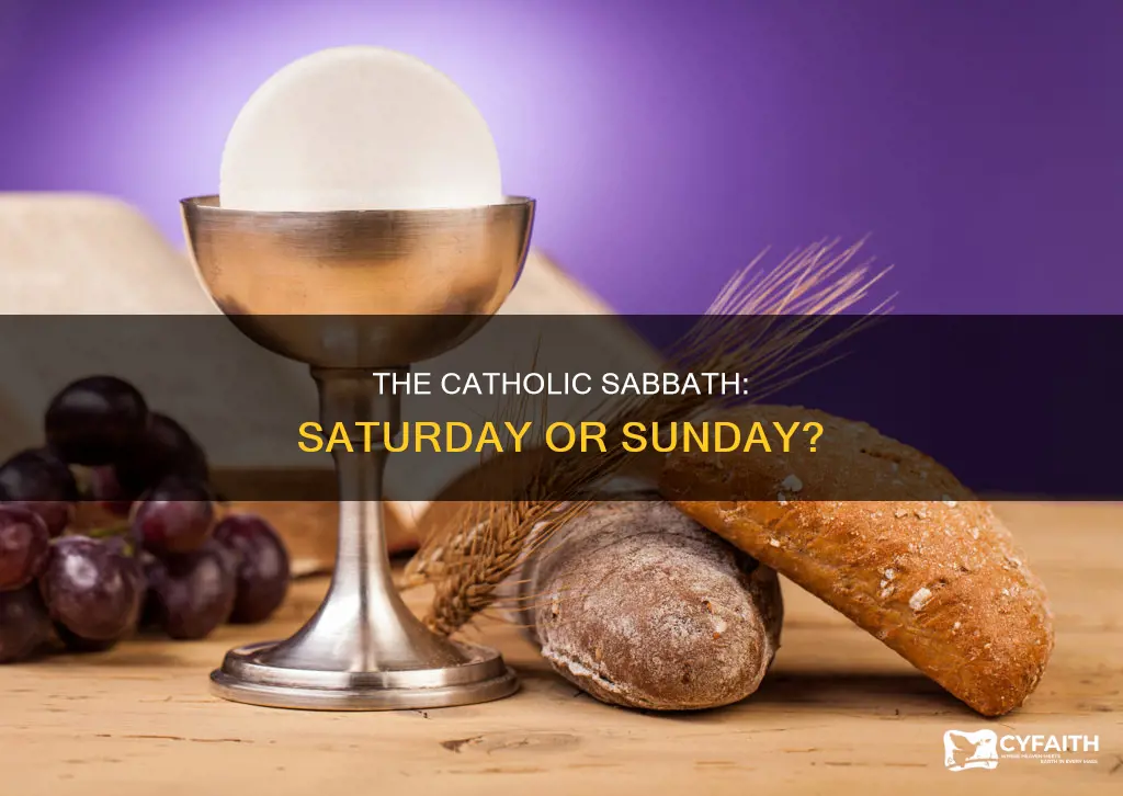 is the sabbath saturday or sunday catholic