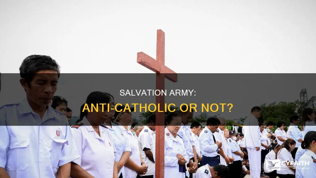 is the salvation army anti catholic