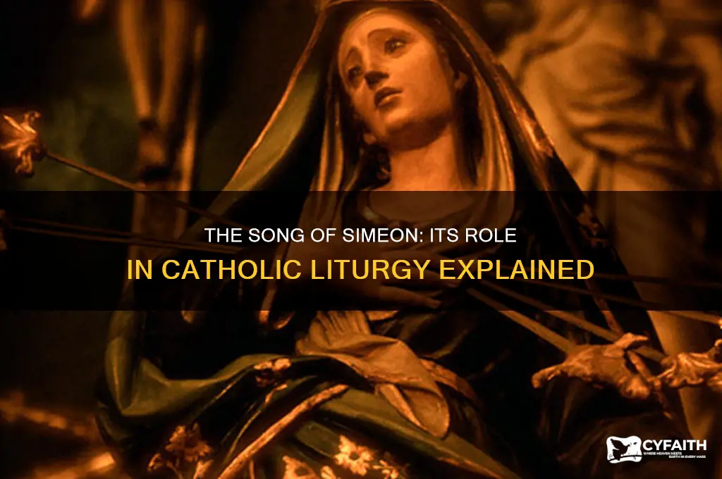 is the song of simeon used in catholic services