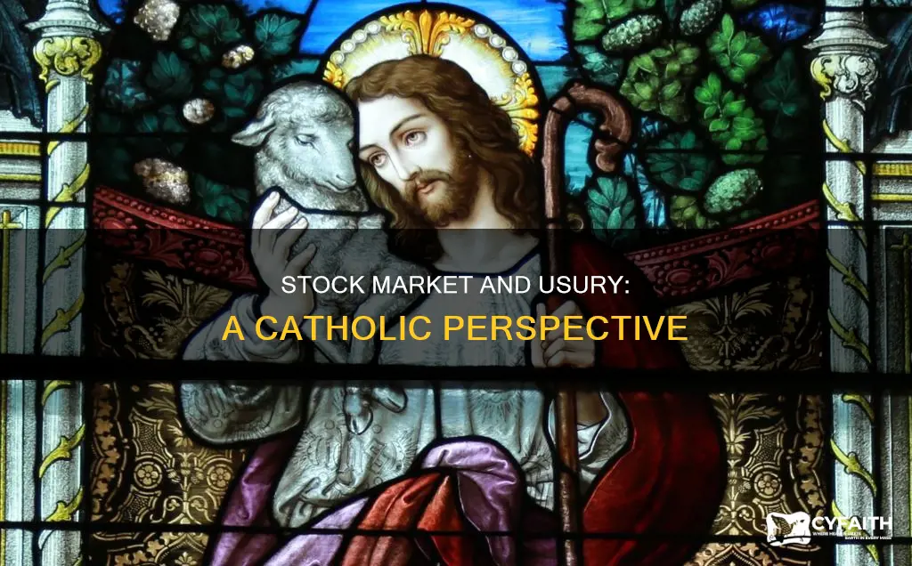 is the stock market usury traditional catholic