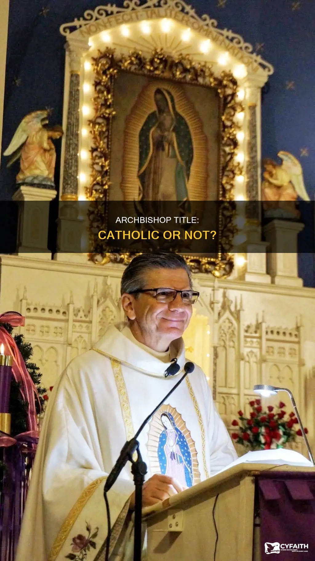 is the title archbishop strictly catholic