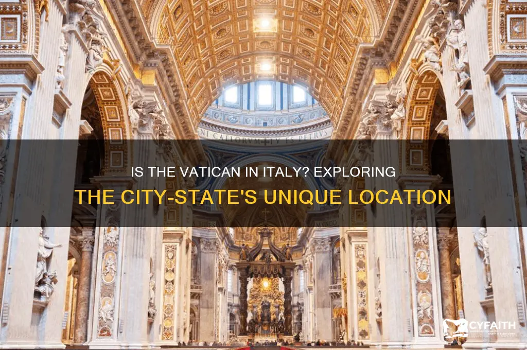 is the vatican in italy