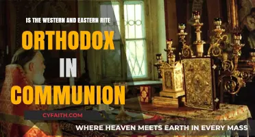 Are Western and Eastern Rite Orthodox Churches in Communion?