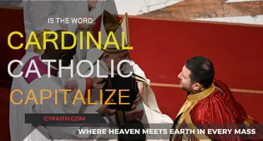 When to Capitalize Cardinal in Catholic Contexts