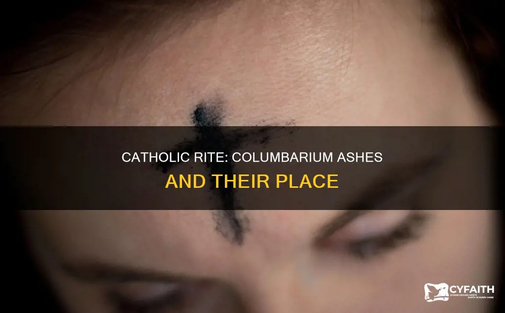 is thee a catholic rite columbarum ashes
