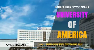 Catholic University of America Hiring Freeze: Fact or Fiction?