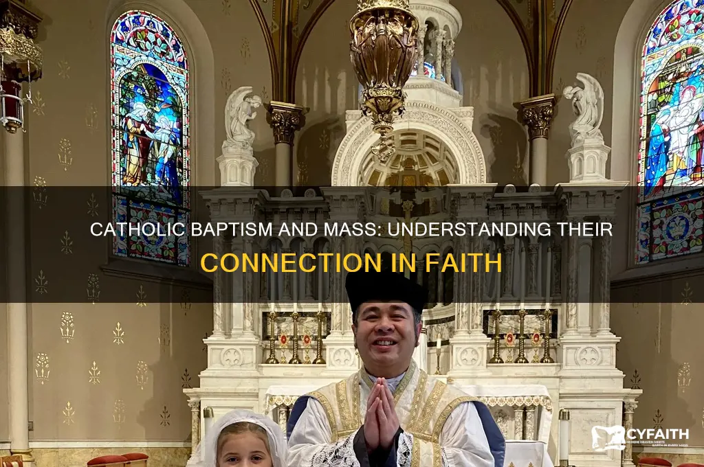 is there a nmass in catholic religion with baptisim