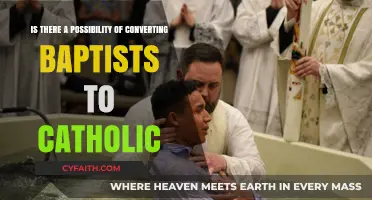 Can Baptists Embrace Catholicism? Exploring Faith Conversion Possibilities