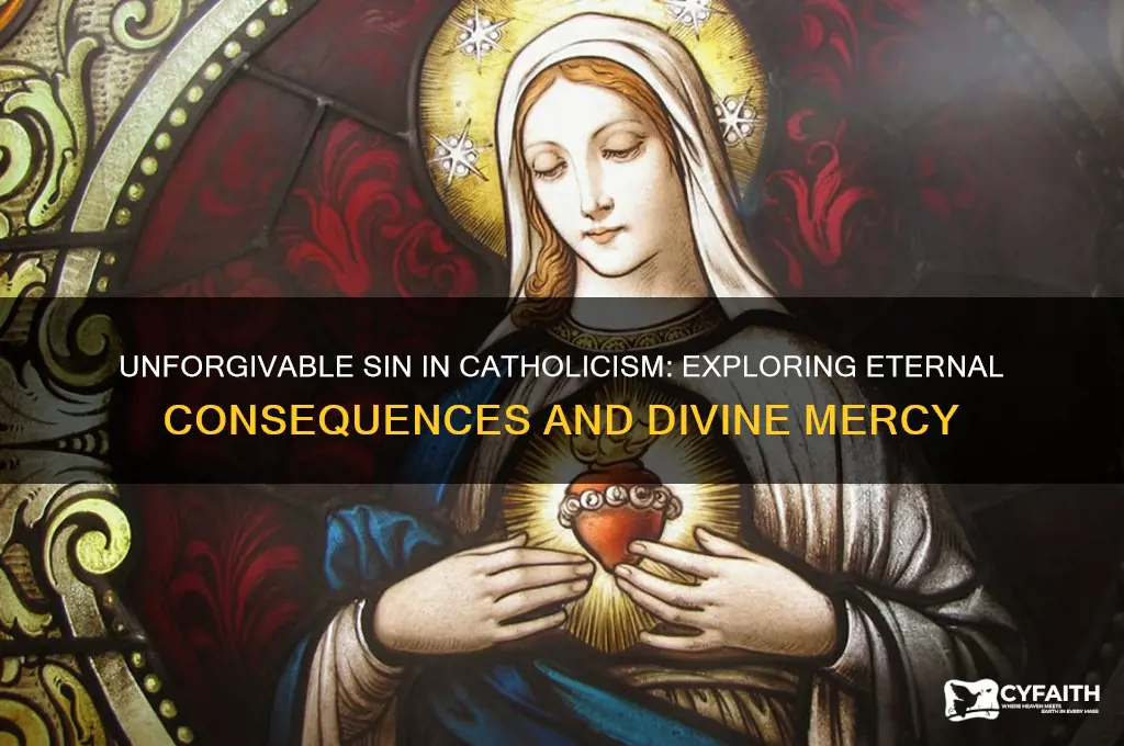 is there a sin that will not be forgiven catholic