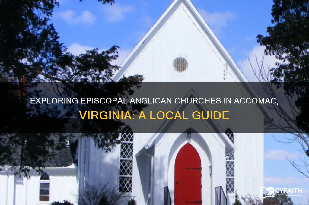 is there an episcopal anglican church in aka mack va