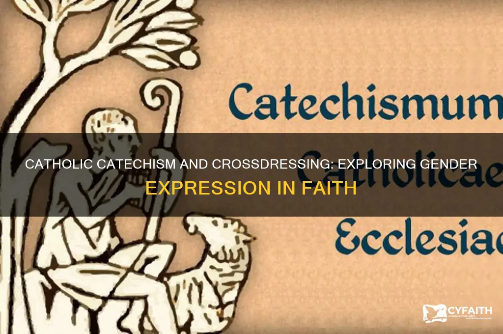 is there anything in the catholic catechismw hich discusses crossdressing