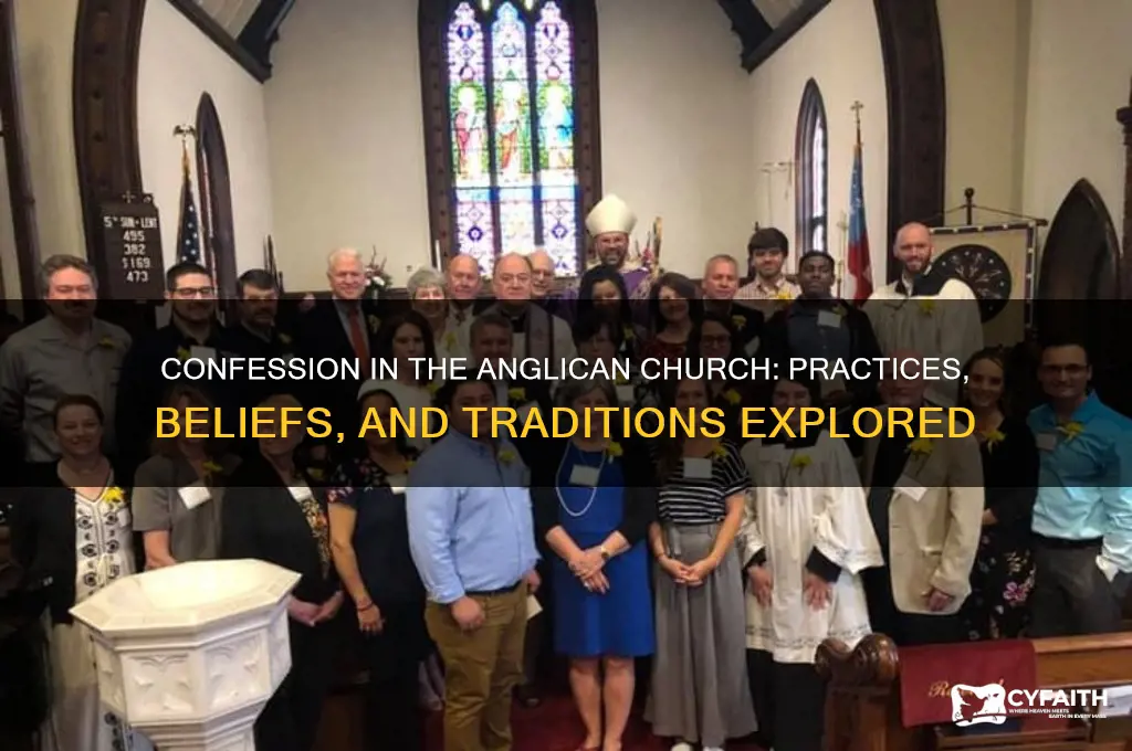 is there confession in the anglican church