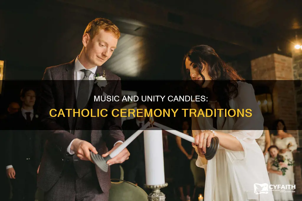 is there music when lighting unity candle catholic