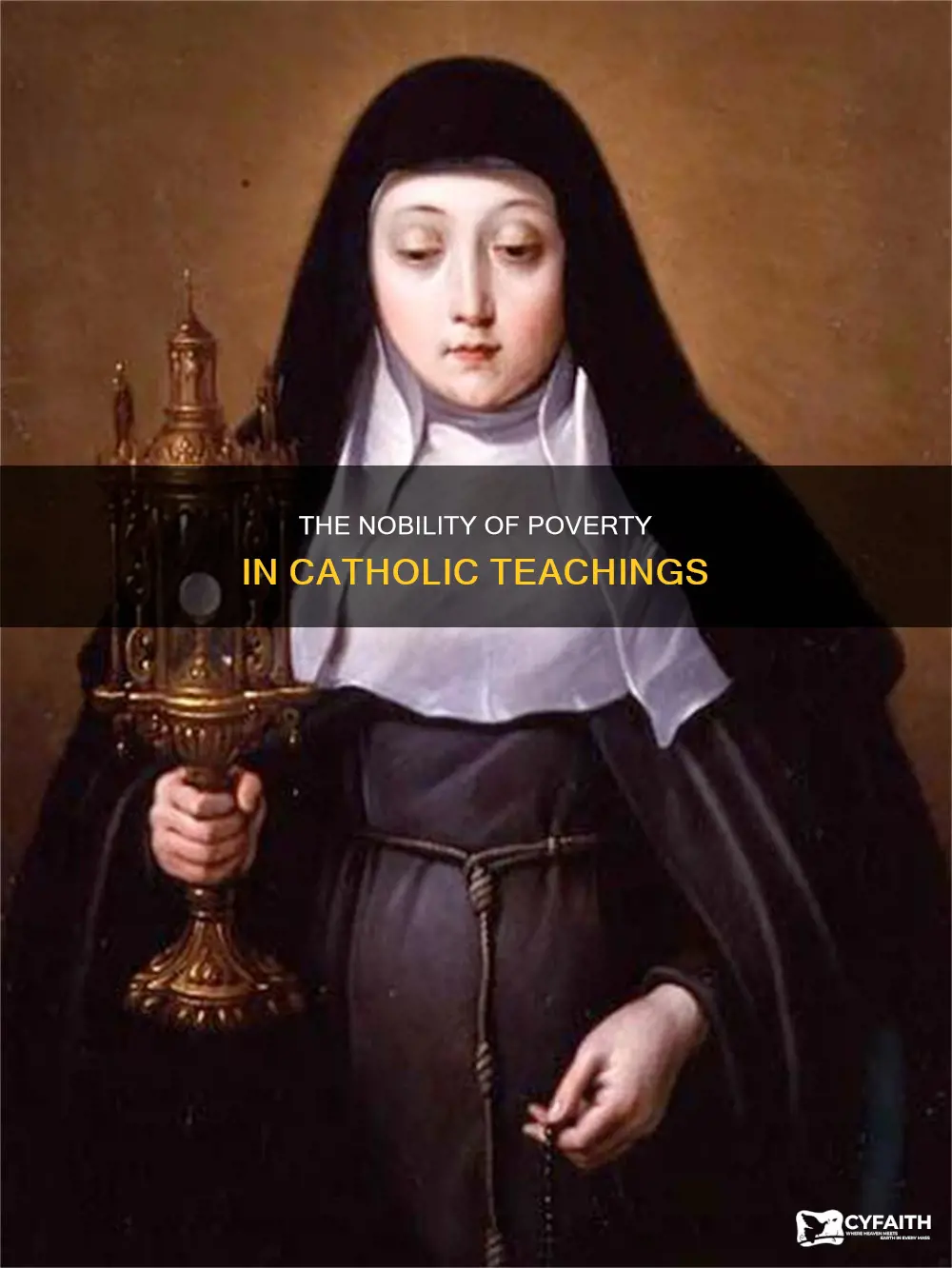 is there nobility in poverty catholic