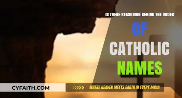Understanding the Order of Catholic Names: Tradition, Meaning, or Randomness?