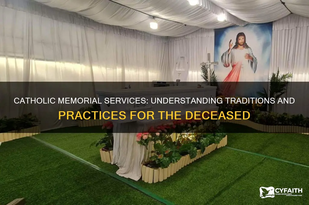 is there such a thing as a catholic memorial service