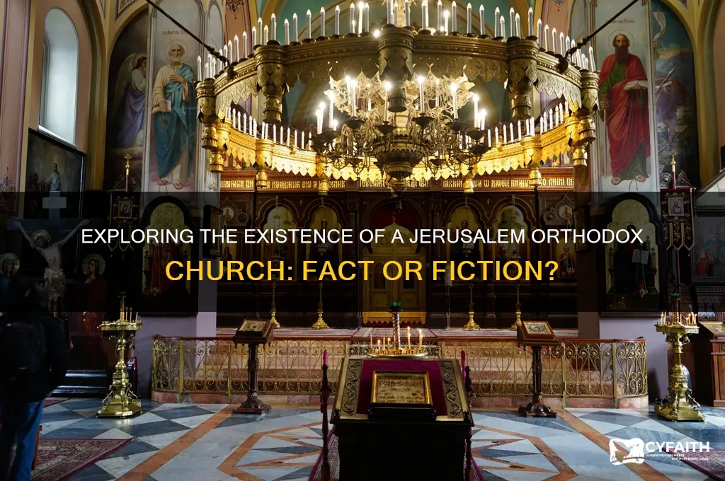 is there such a thing as jerusalem orthodox church