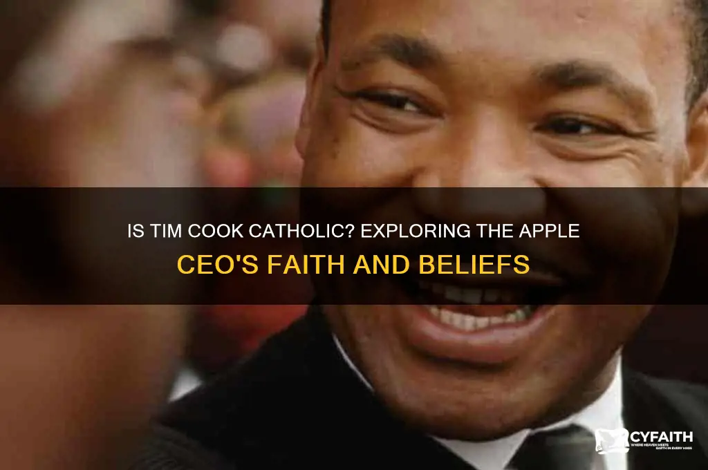 is tim cook catholic