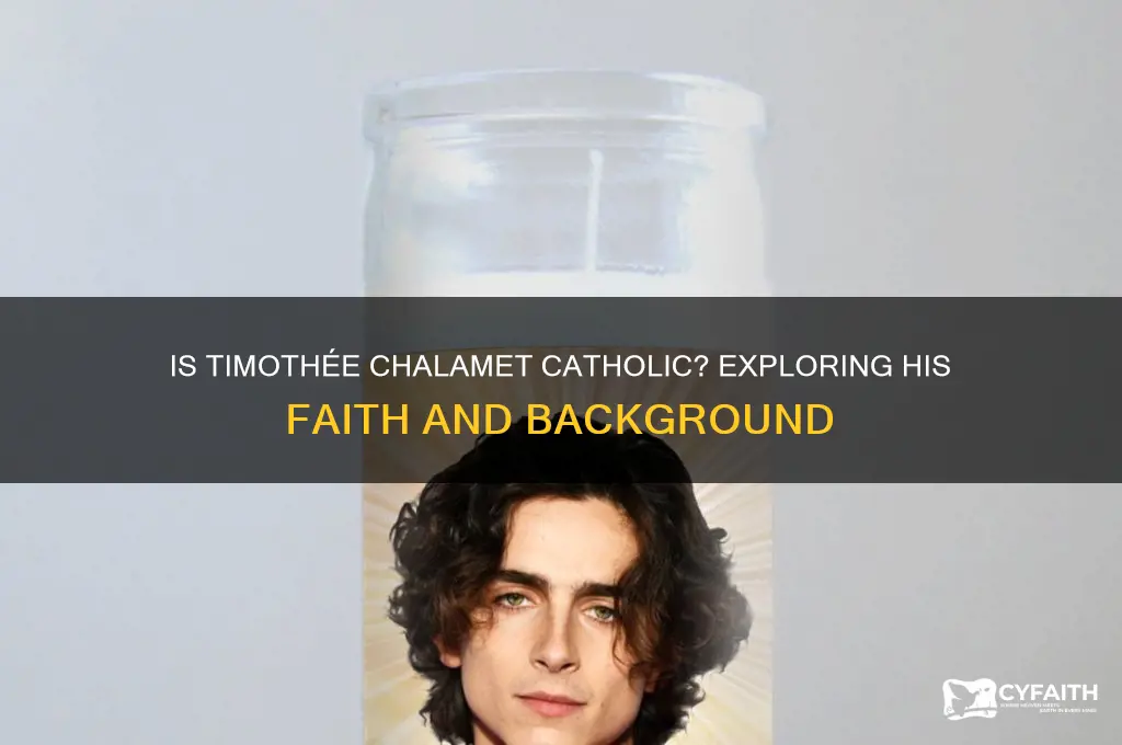 is timothee chalamet catholic