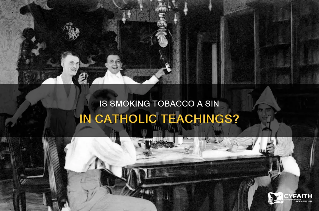 is tobacco a sin catholic