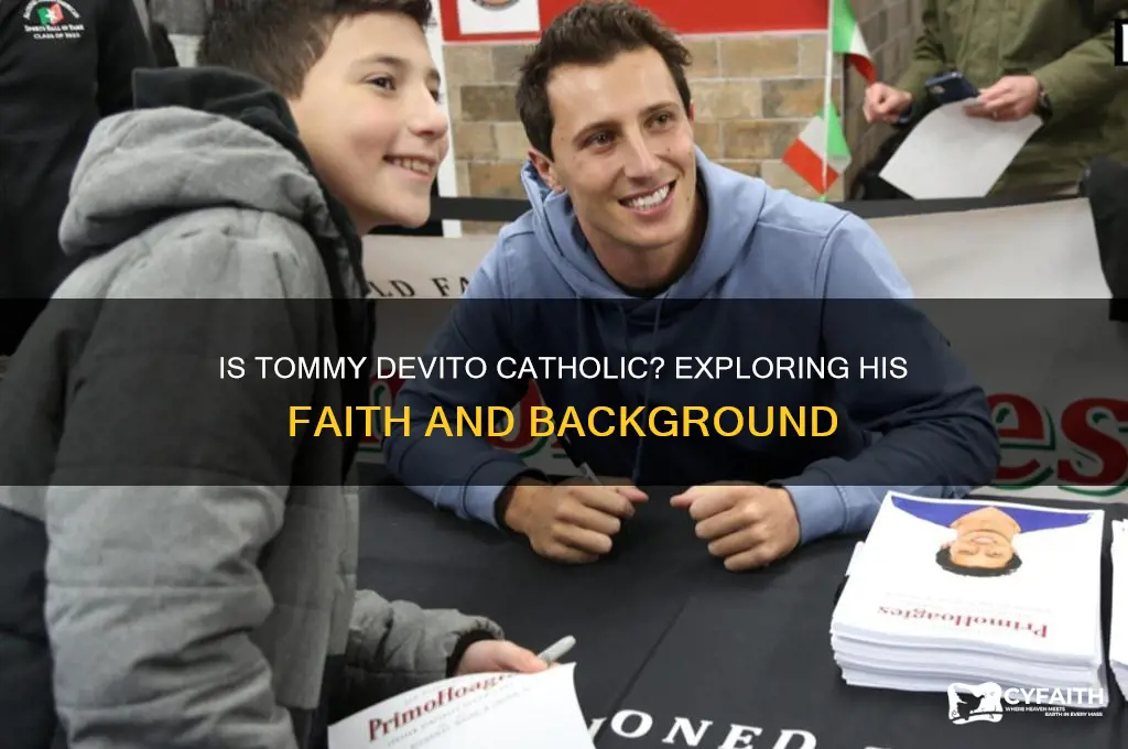 is tommy devito catholic