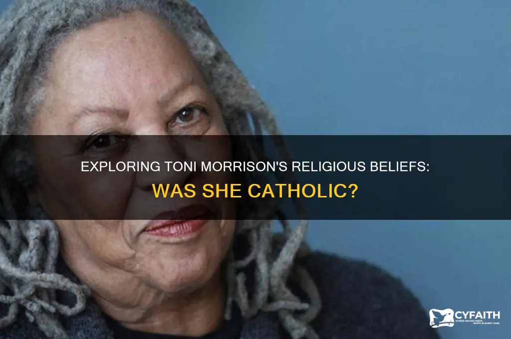 is toni morrison catholic