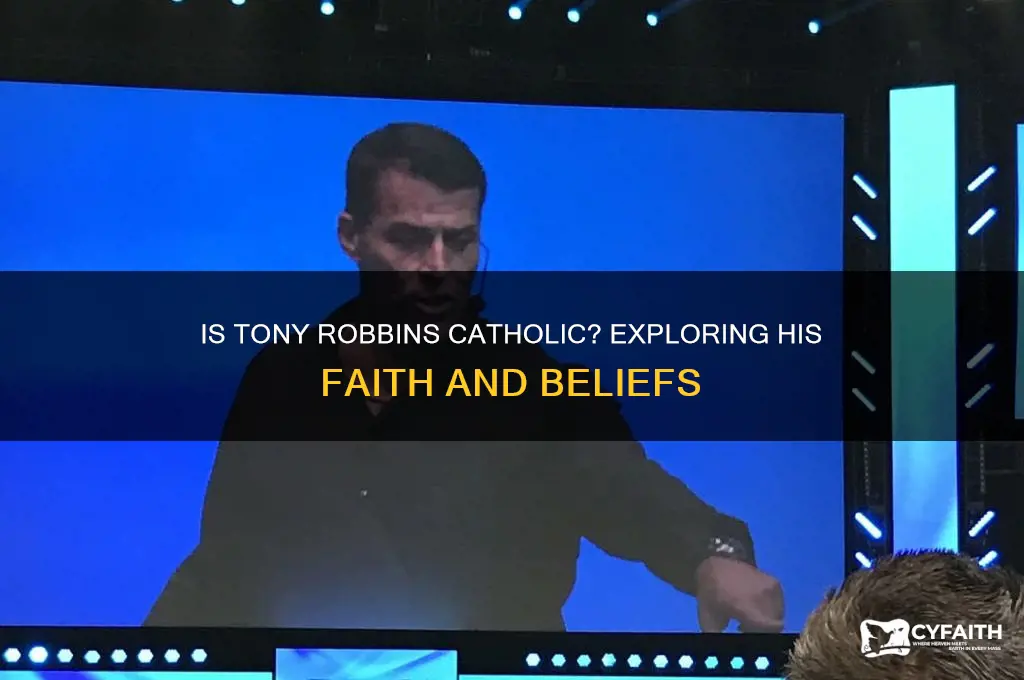 is tony robbins catholic