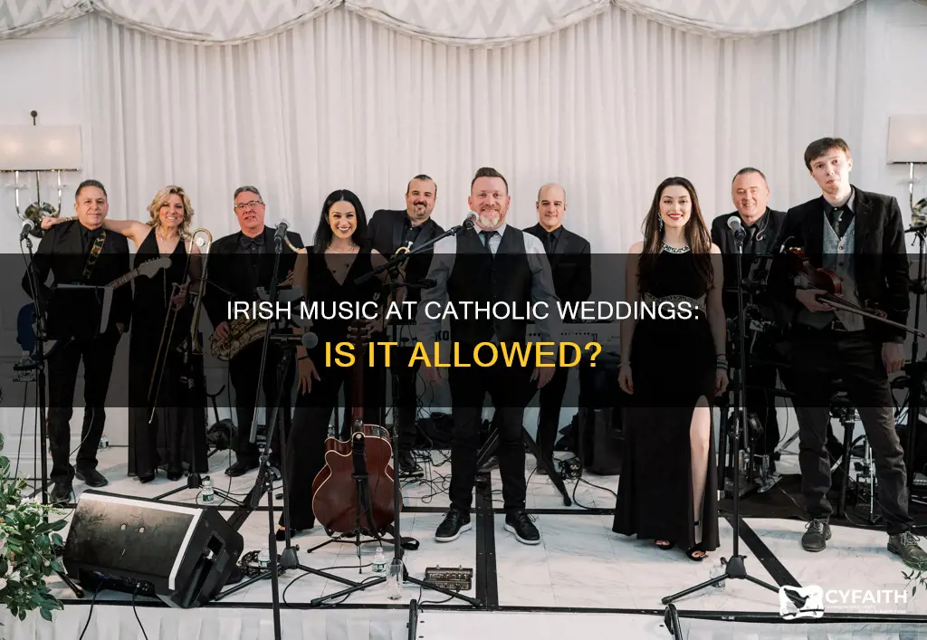 is traditional irish music allowed catholic wedding