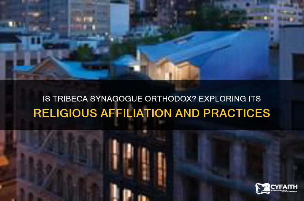 is tribeca synagogue orthodox