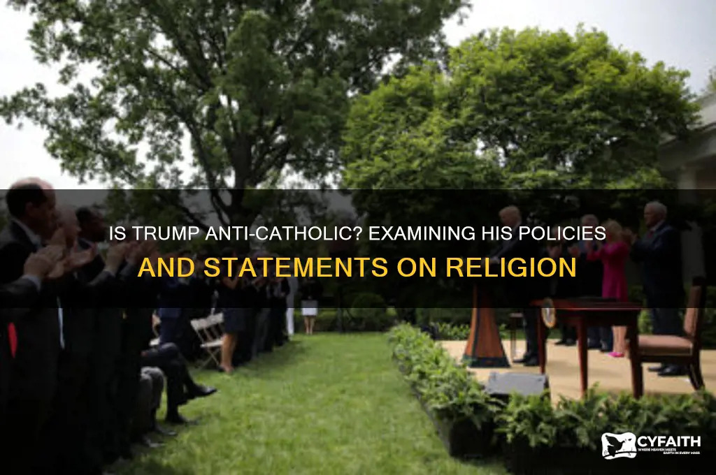 is trump anti catholic