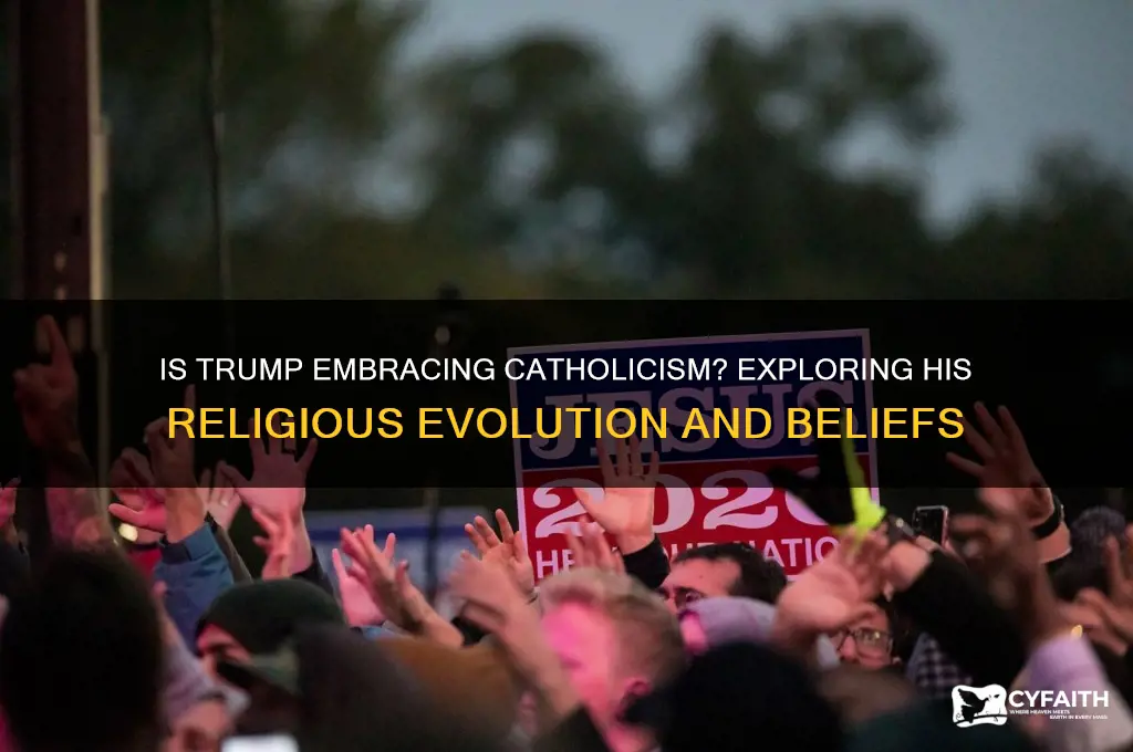 is trump becoming catholic