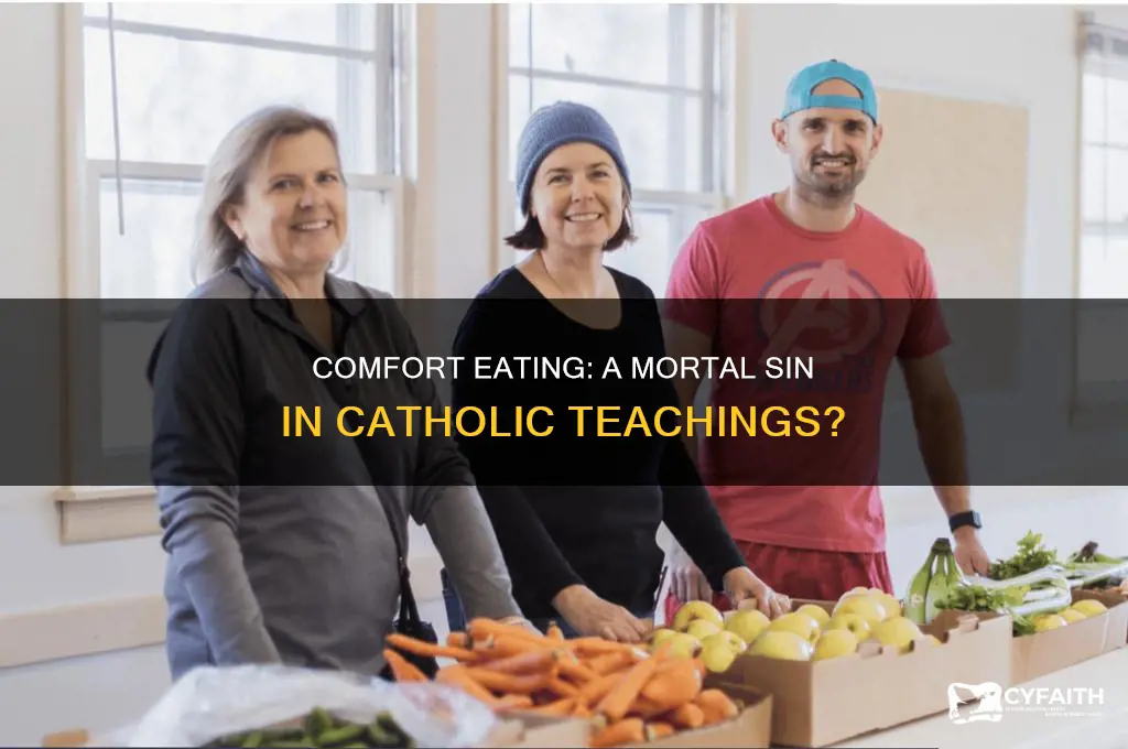 is turning to food for comfort a mortal sin catholic