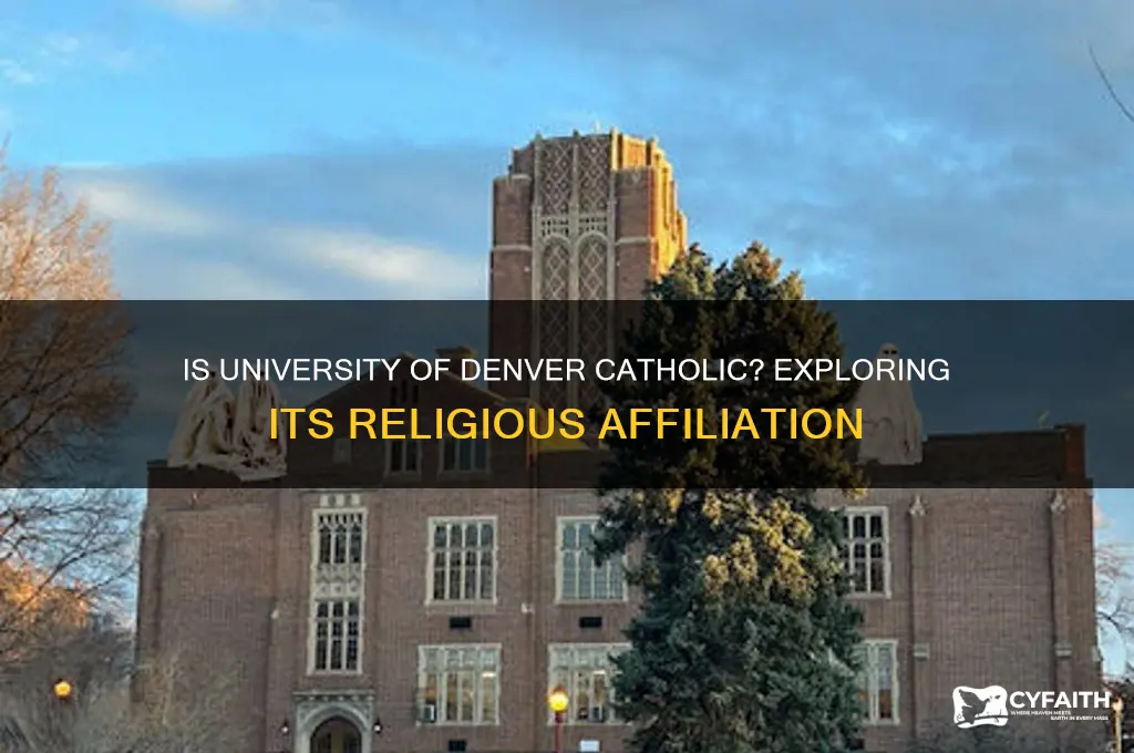 is university of denver catholic