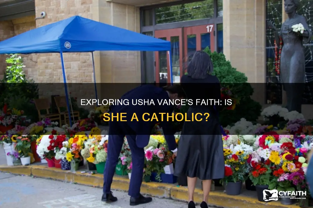 is usha vance a catholic