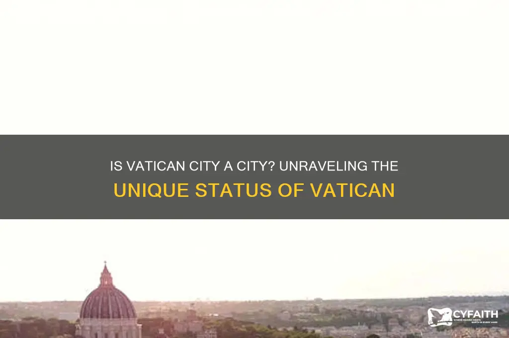 is vatican a city