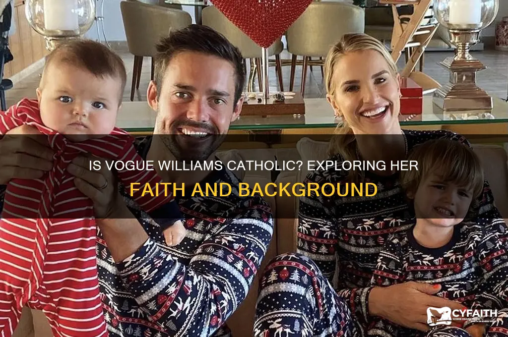 is vogue williams catholic