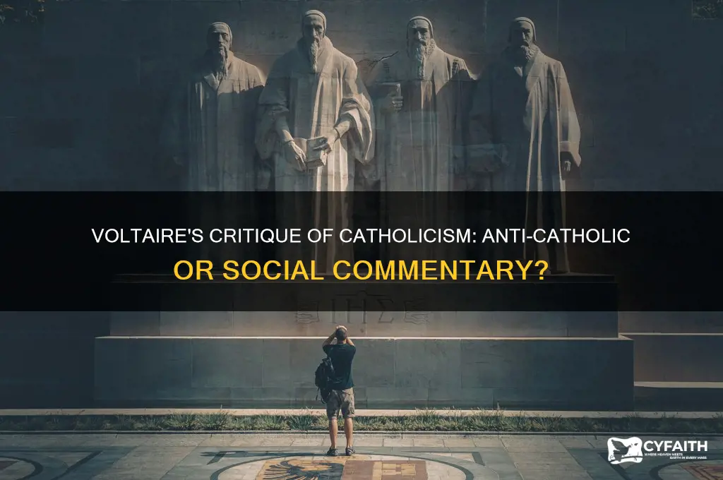 is voltaire anti catholic