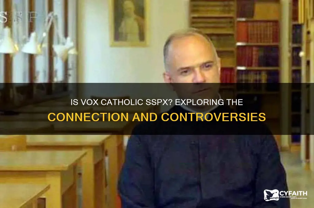is vox catholic sspx