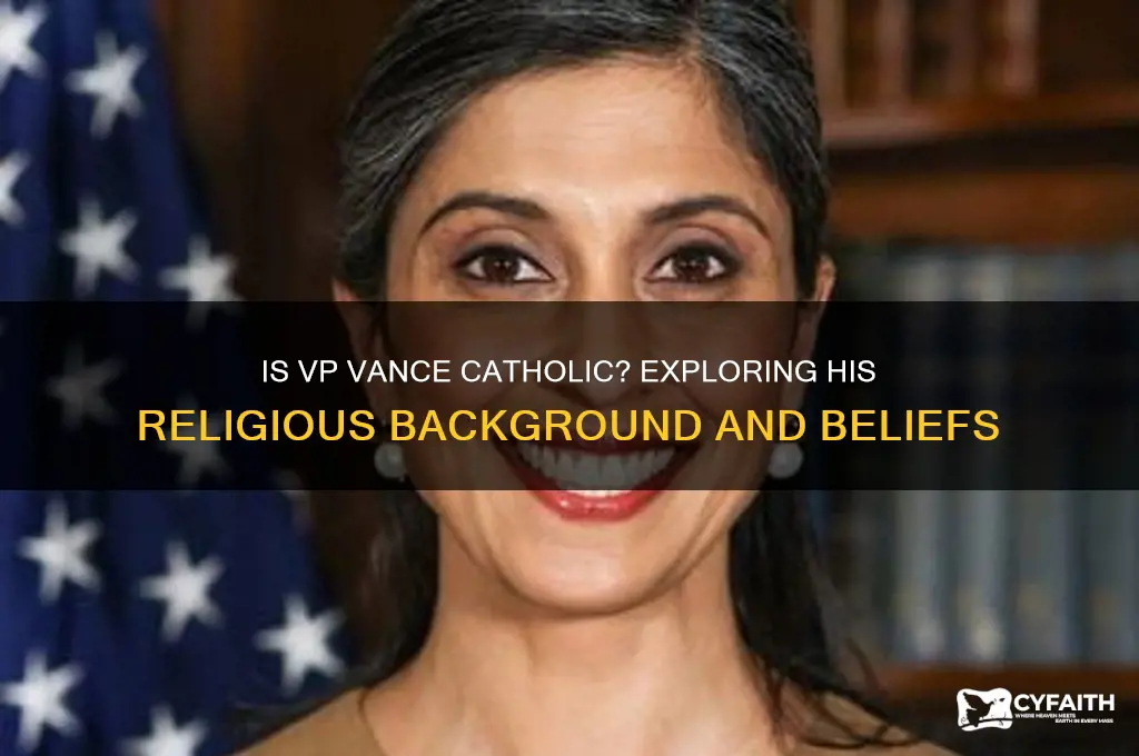 is vp vance a catholic