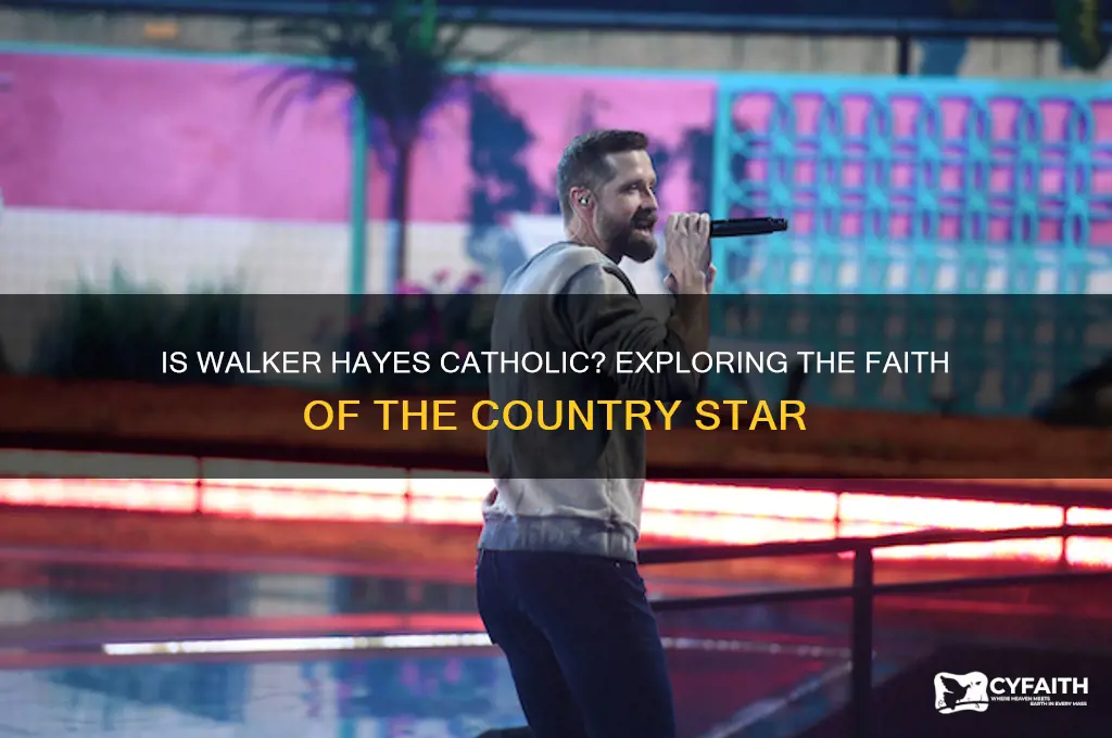 is walker hayes catholic