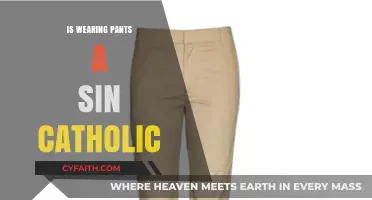 The Sin of Pants in Catholic Teachings